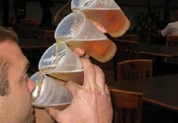 The ultimate beer chug