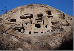 Houses in caves