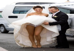 Brides in underwears