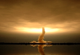 Stunning shuttle launch